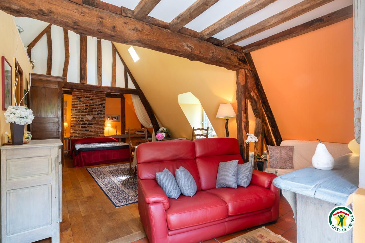 Chambre campagne et son coin salon photo 6