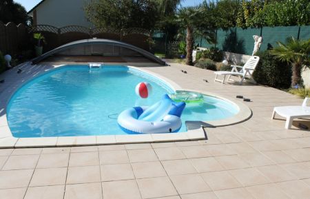 G&icirc;te n&deg;G1351 Octeville-sur-Mer - Seine-Maritime - la piscine