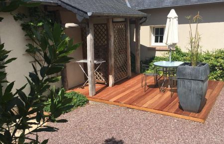 G&icirc;te n&deg;G4072 Ry - Seine-Maritime - Terrasse.